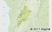Physical Map of Adelaide Hills, lighten
