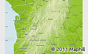 Physical Map of Adelaide Hills