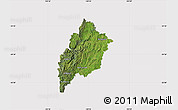 Satellite Map of Adelaide Hills, cropped outside