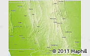 Physical 3D Map of Clare and Gilbert Valleys