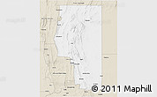 Classic Style 3D Map of Goyder