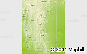 Physical 3D Map of Goyder