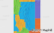 Political 3D Map of Goyder