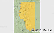 Savanna Style 3D Map of Goyder