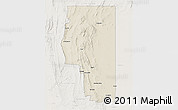 Shaded Relief 3D Map of Goyder, lighten