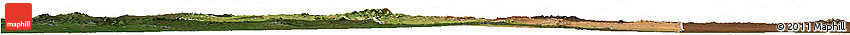 Satellite Horizon Map of Goyder, darken