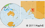 Political Location Map of Goyder