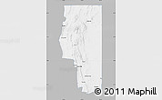Gray Map of Goyder, single color outside