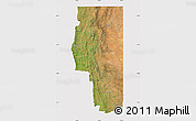 Satellite Map of Goyder, cropped outside