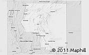 Silver Style Panoramic Map of Goyder