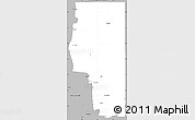 Gray Simple Map of Goyder