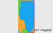 Political Simple Map of Goyder