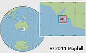 Savanna Style Location Map of Kangaroo Island