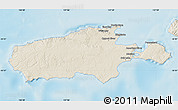 Shaded Relief Map of Kangaroo Island