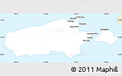 Classic Style Simple Map of Kangaroo Island