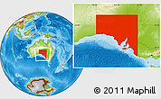 Physical Location Map of South Australia