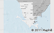 Gray 3D Map of Lower Eyre Peninsula