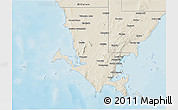 Shaded Relief 3D Map of Lower Eyre Peninsula