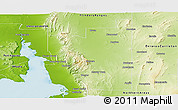Physical Panoramic Map of Mount Remarkable