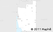 Silver Style Simple Map of Mount Remarkable
