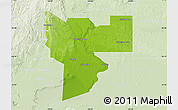 Physical Map of Murray Bridge, lighten