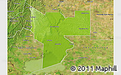 Physical Map of Murray Bridge, satellite outside