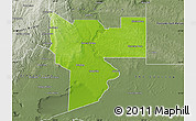 Physical Map of Murray Bridge, semi-desaturated