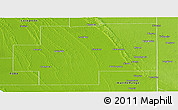 Physical Panoramic Map of Naracoorte and Lucindale