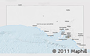Silver Style Panoramic Map of South Australia, single color outside