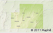 Physical 3D Map of Peterborough, lighten
