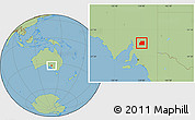Savanna Style Location Map of Peterborough