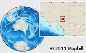 Shaded Relief Location Map of Peterborough