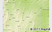 Physical Map of Peterborough