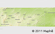 Physical Panoramic Map of Peterborough