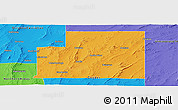 Political Panoramic Map of Peterborough