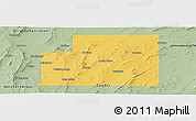 Savanna Style Panoramic Map of Peterborough