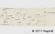 Shaded Relief Panoramic Map of Peterborough