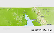 Physical Panoramic Map of Port Augusta
