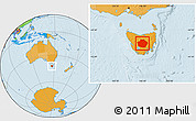 Political Location Map of Central Highlands