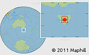 Savanna Style Location Map of Central Highlands