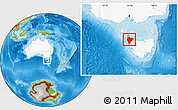 Physical Location Map of Circular Head, highlighted country