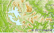 Physical Map of Derwent Valley