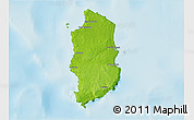 Physical 3D Map of King Island