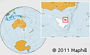 Political Location Map of Launceston, highlighted parent region