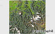 Satellite 3D Map of Alpine