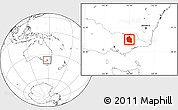 Blank Location Map of Alpine