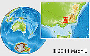 Physical Location Map of Alpine