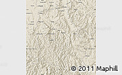 Shaded Relief Map of Alpine