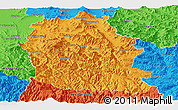Political Panoramic Map of Alpine