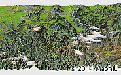 Satellite Panoramic Map of Alpine